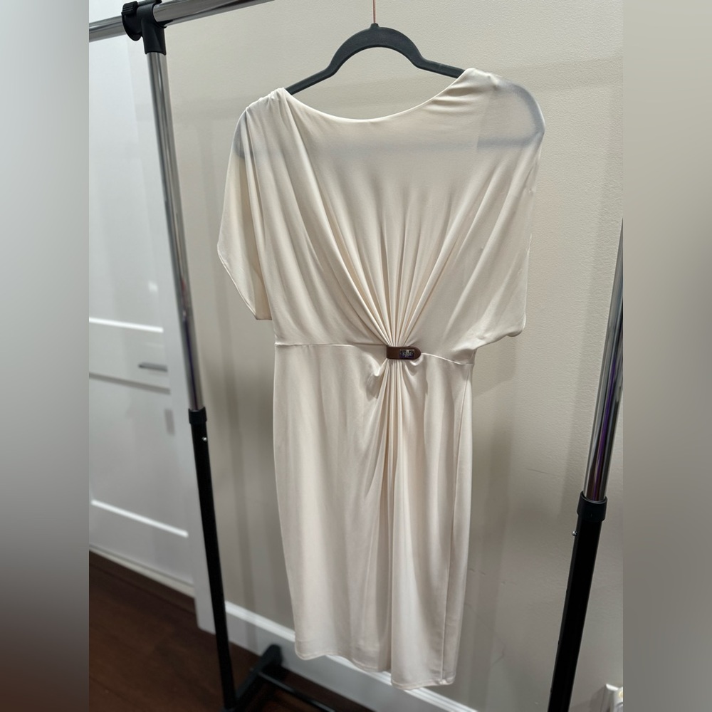Cream Anne Klein Dress Size 6